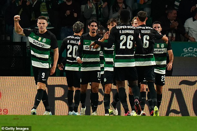 Sporting are at the top of the Portuguese league this season with ten wins from ten games