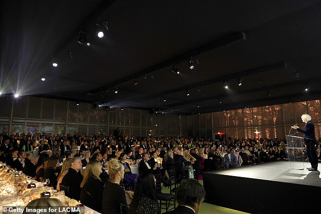 Guests enjoyed a sumptuous meal with free-flowing drinks before a number of speeches took place