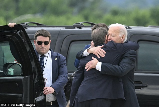 After the ruling, President Joe Biden flew to Wilmington so he could hug his son Hunter