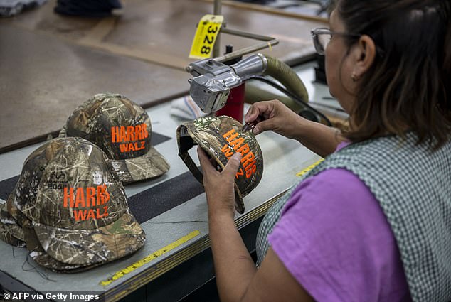 The camouflage Harris-Walz hats also made a big splash in Yiwu, with the first run selling out in just 30 minutes