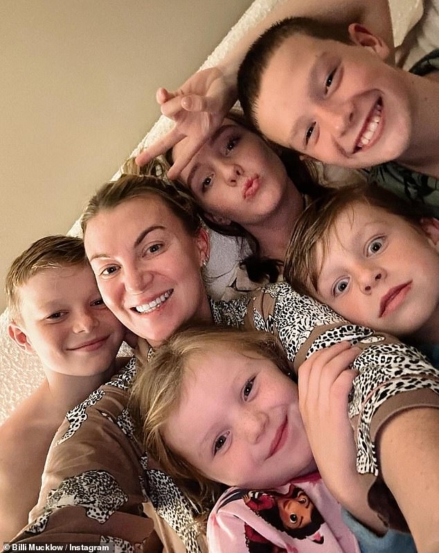 In addition to her three children with Andy, Billi is also a stepmother to Andy's two children from previous relationships Emilie Rose, 15, and Lucas, 14, who she has always treated like her own.