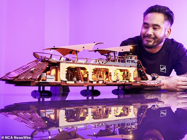 Mr Lee's obsession with Lego led him to start his own company. Photo: NewsWire / Aaron Francis