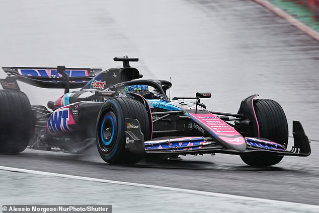 Alpine had a great day in the rain as Esteban Ocon and Pierre Gasly finished second and third