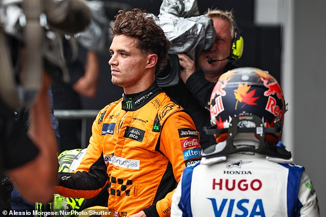 But it was not a good day for Lando Norris as his hopes of catching Verstappen were dealt a major blow