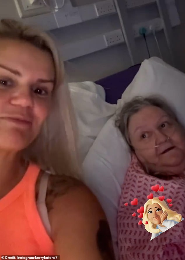 The former Atomic Kitten star, 44, shared a heartfelt clip with her Instagram followers on Sunday explaining that her mother, Sue, was on the road to recovery