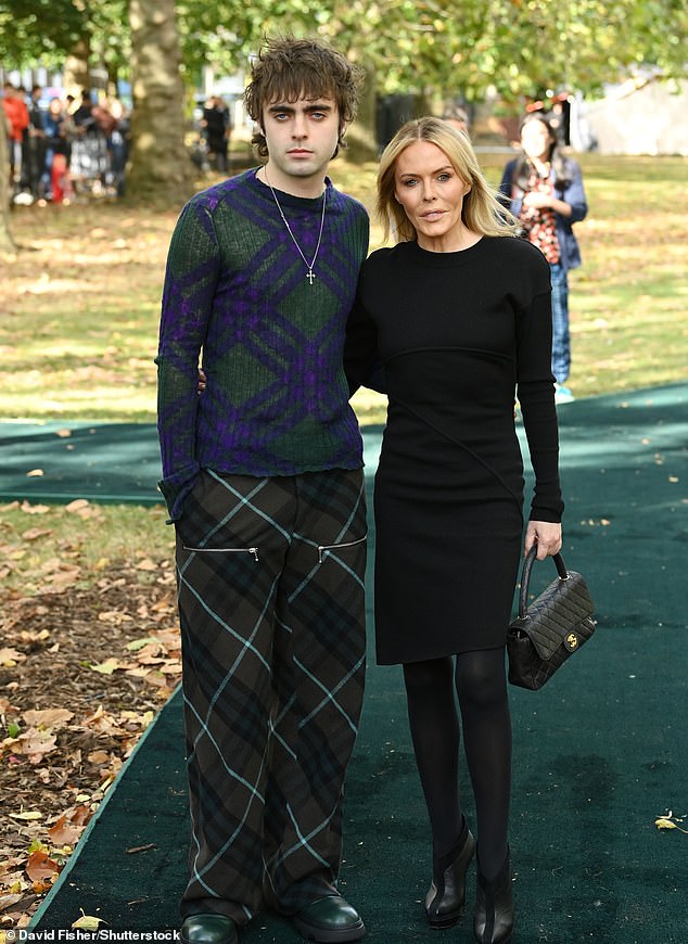 Patsy had son Lennon, 24, from the Oasis singer (Lennon and Patsy posed together at the Burberry runway show during Paris Fashion Week in September 2023)