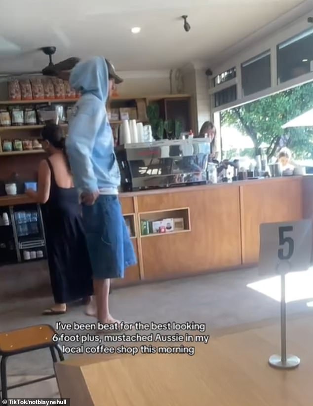 The actor, 27, was reportedly spotted on a very low-key visit to a local hotspot, with TikTok user Blayne Hull sharing a video of him walking barefoot around the cafe in true Australian style.