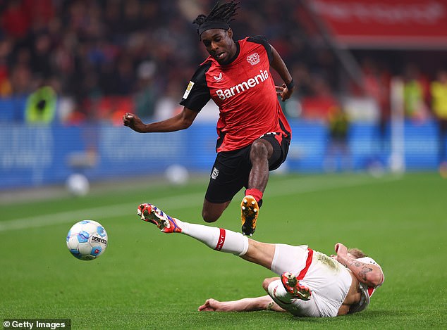 Bayer Leverkusen star Jeremy Frimpong has also been shortlisted as the Spanish giants' right-back