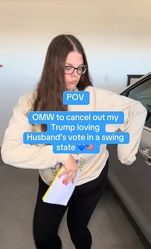 There's a trend now on TikTok where people are posting about voting in a way that makes their partner's decision count