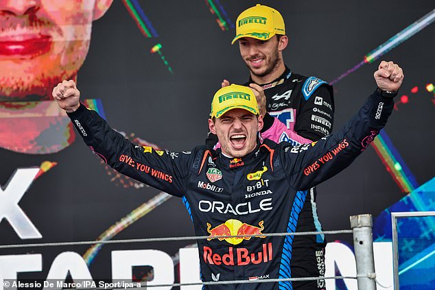 Max Verstappen won Sunday's Grand Prix to seal his fourth F1 world championship