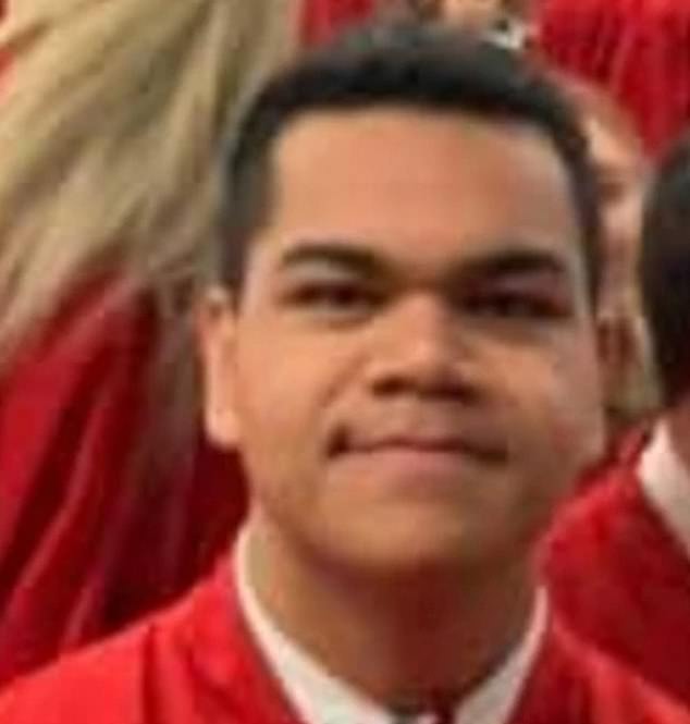 Jordan James Fineanganofo (pictured) admitted stabbing the 29-year-old to death but pleaded not guilty to murder due to mental health issues