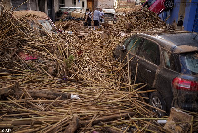 The storm and floods have left a carnage in their wake and a massive clean-up operation is currently underway