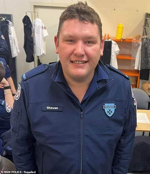 Steven Tougher (pictured) was stabbed 55 times while taking a break in a McDonald's car park during a shift in Campbelltown in Sydney's south-west in the early hours of April 14, 2023