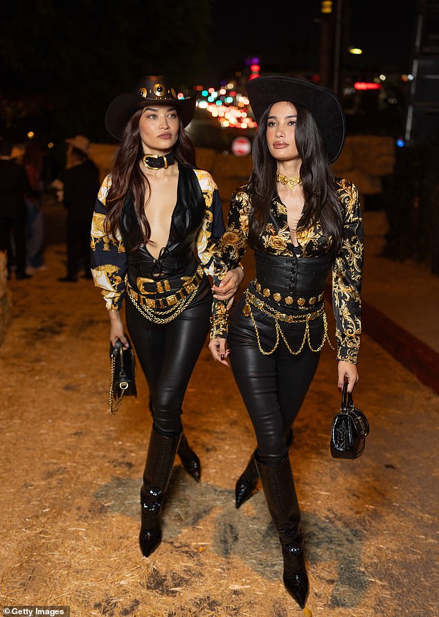 Shanina was accompanied by her equally stylish friend, Filipino-American model Kelsey Merritt