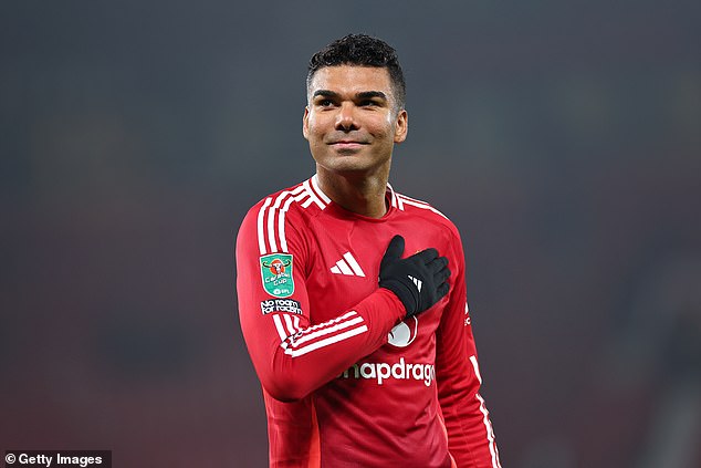 Casemiro was praised by United supporters for showing his leadership qualities against Chelsea