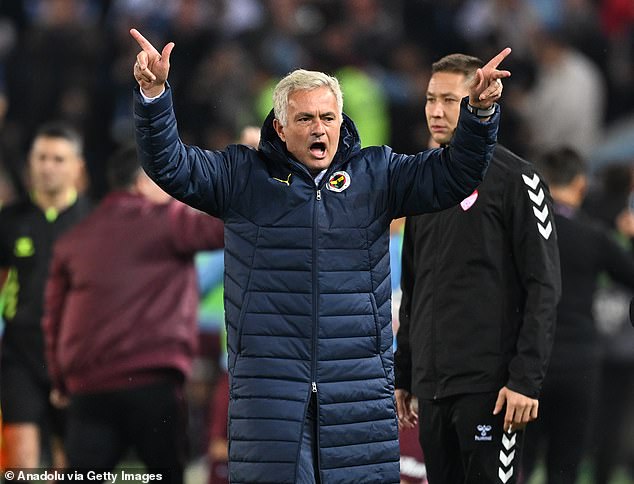 Fenerbahce manager Mourinho was highly critical of the way Sunday's match was managed