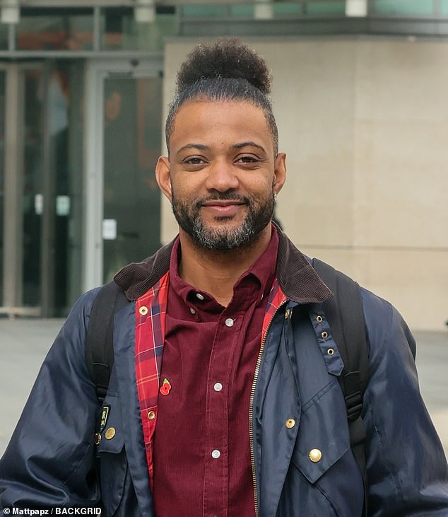 The JLS star looked in good spirits after his meeting and was all smiles as he walked out of the London studios