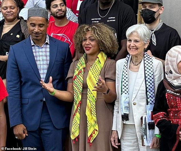 Green Party vice presidential candidate Butch Ware (left) and presidential candidate Jill Stein (right) say they're not just 