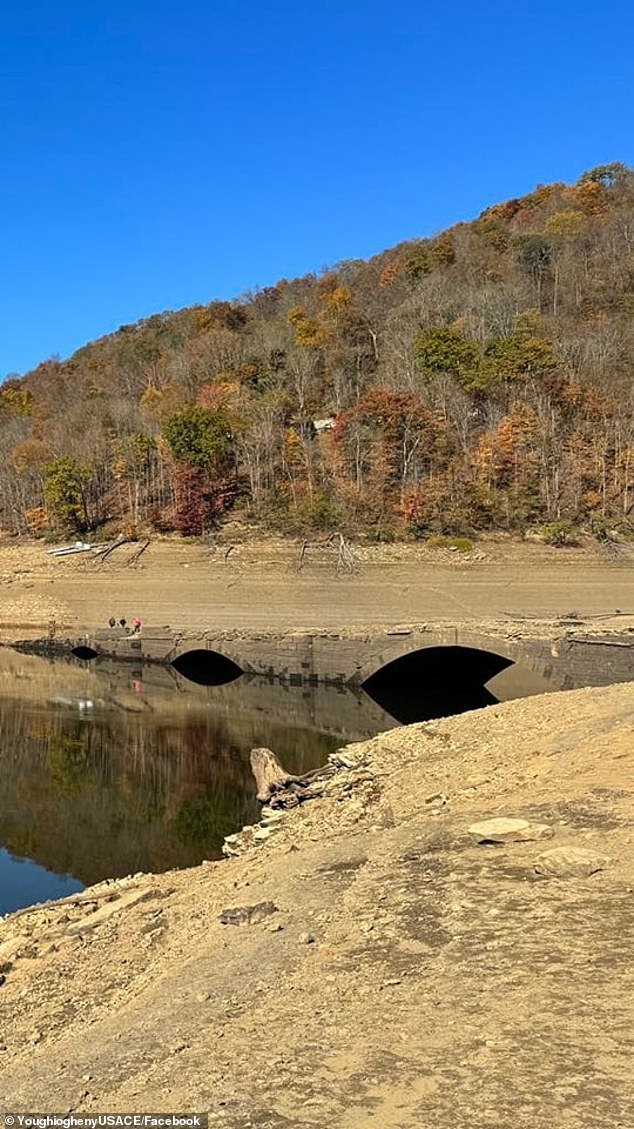 The US Army Corps of Engineers expects water levels to return to normal levels once rain and winter snow begin