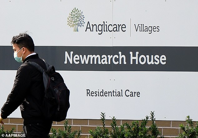 Nineteen residents died during Covid at Newmarch House (pictured), with some families joining a class action lawsuit against Anglicare and reaching a settlement