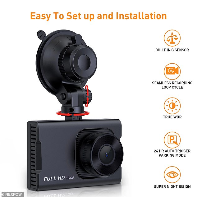 The NEXPOW Front and Rear Dash Cam is a 'Best Seller' and 'Popular Choice' from Walmart that is usually worth $130