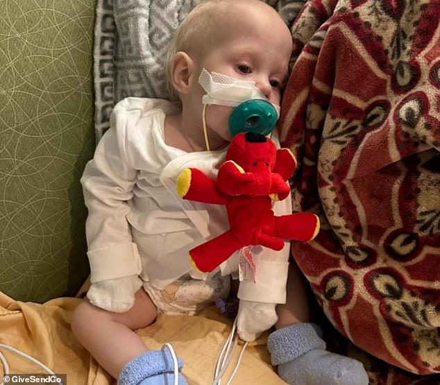 It was also determined that the baby had an esophagus that was not connected to her stomach, which prevented her from absorbing food. She has since undergone several surgeries to repair this