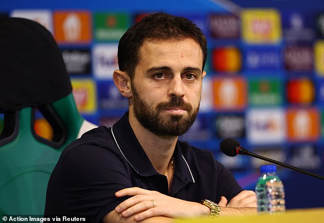 Bernardo heaped praise on his compatriot as he prepared to take charge of Sporting Lisbon for the final time at the Estadio Jose Alvalade