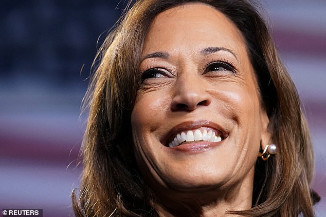 Democrat candidate Kamala Harris served as Biden's vice president for the past four years