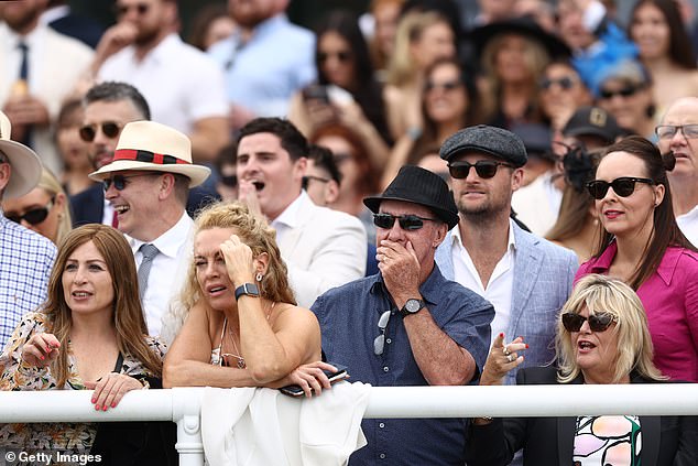 The stunned spectators at Flemington Racecourse couldn't believe what they were seeing as the long shot of 64-1 claimed victory