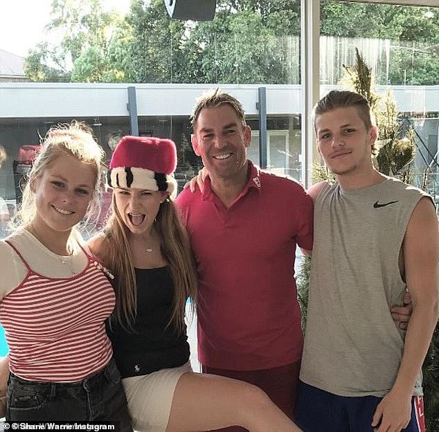 The sports legend died suddenly on March 4, 2022 at the age of 52 from a suspected heart attack while on holiday in Thailand, and was survived by his children Brooke, Jackson, 25, and Summer, 22, (all pictured) whom he shared with ex-wife Simone Callahan