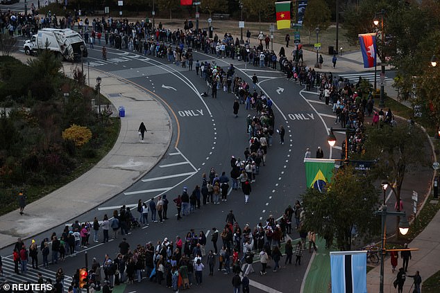 Hours before Vice President Kamala Harris appeared in Philadelphia on Monday evening, supporters lined up for her final rally of the 2024 campaign cycle