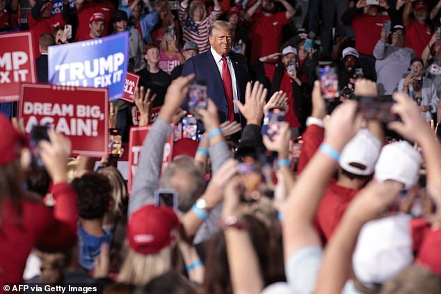 It took Trump a long time to absorb the applause, after which he delivered a lengthy speech that lasted well past 1 a.m.