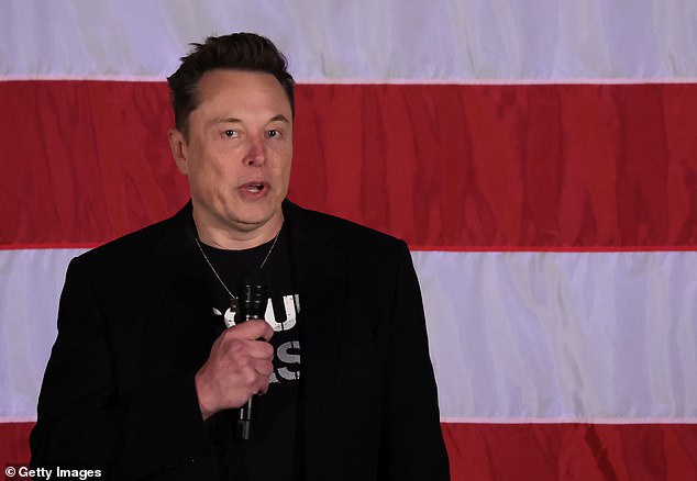 Banks cited Trump's alliance with 53-year-old Elon Musk as a key factor in her decision to change votes in a series of lengthy tweets on Monday. Musk pictured in Pennsylvania last month