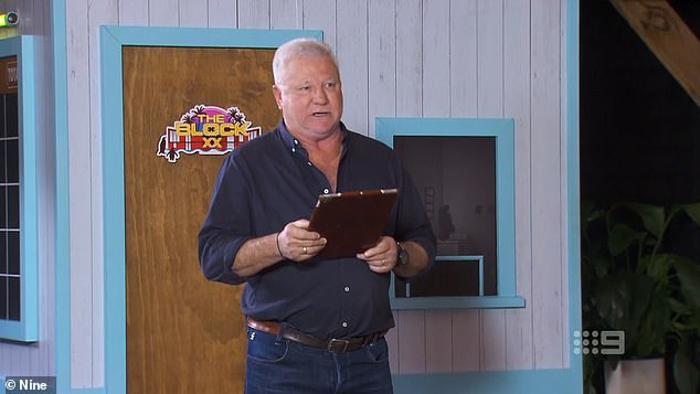 However, it has now emerged that there is a clause in the contestants' contracts that allows them to keep the profits their properties make at the upcoming auction despite their departure - and others are said to be unhappy about that. Pictured: host Scott Cam