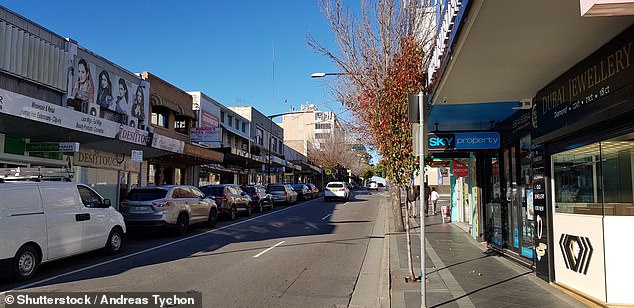 After completing a 'tour of all the dodge places in Sydney', the 21-year-old described the people in Blacktown people (pictured) as 'golden' and 'beautiful'