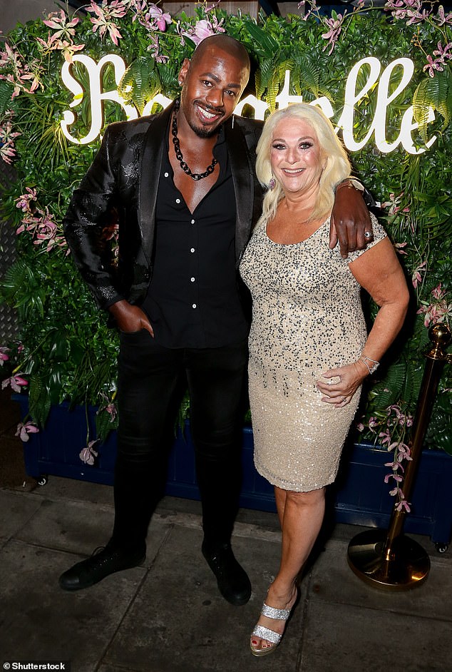 The presenter split from her ex-fiance Ben Ofoedu, 52, in February last year after 16 years together when she discovered he had been unfaithful (pictured in 2021)