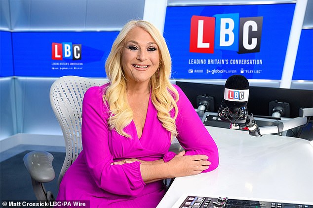 Vanessa's latest update on single life comes hot on the heels of the news that she will permanently take over Carol Vorderman's Sunday slot on LBC