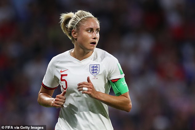 The former centre-back captained Lionesses and made 121 appearances for her country