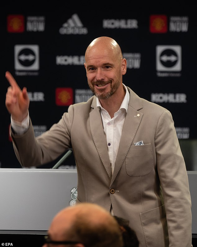 Ten Hag refused to speak to Cotterill at a press conference after taking over as United boss