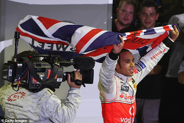 Hamilton joined the team in 2013 after several near misses with McLaren following his sensational title in 2008 (pictured)