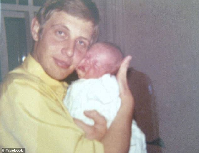 Errol Musk, 78, is pictured above holding his son Elon when he was a baby