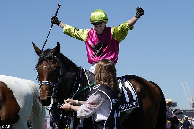 The punter backed outsider Knight's Choice to win the Melbourne Cup and picked the three horses to finish after him