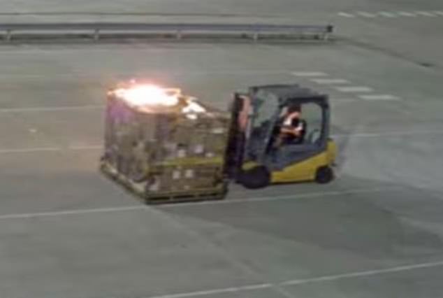 Two incendiary devices were shipped via a DHL logistics center to Birmingham, England, and Leipzig, Germany, on July 22, causing a fire.