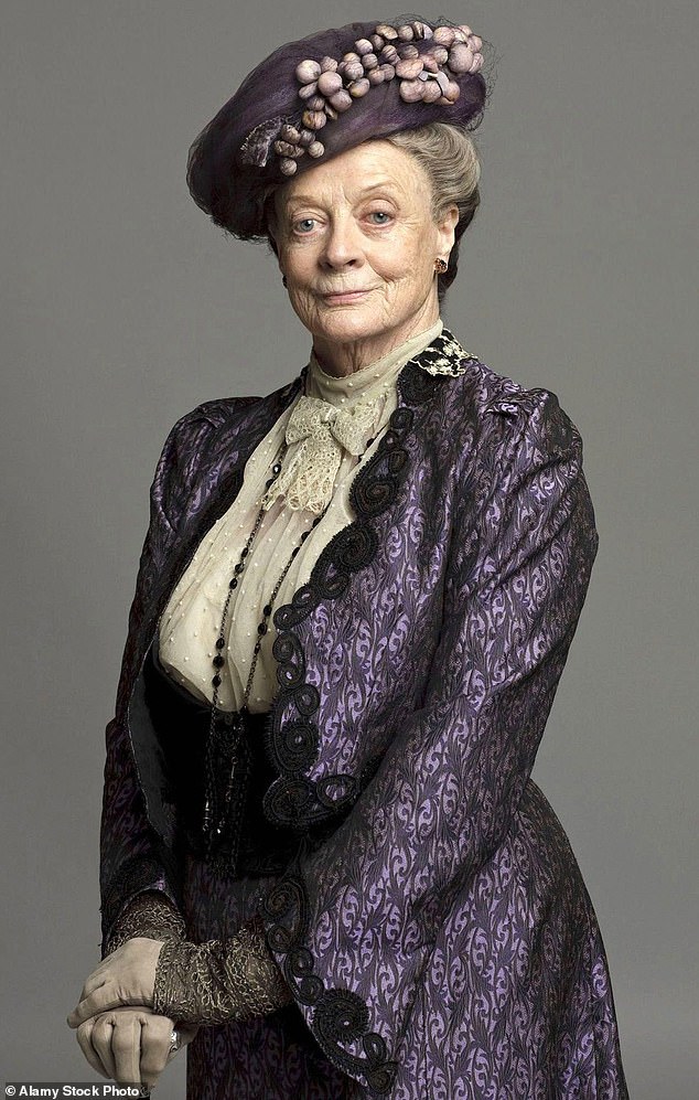 Dame Maggie Smith played the Dowager Countess of Grantham in Downton Abbey