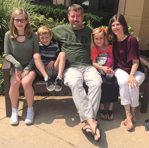 Schenke, pictured with his family, has been hoping to become the first Republican for the 26th House District since 2018