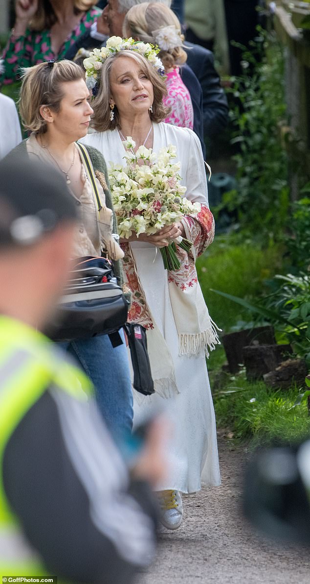 The very private 64-year-old confirmed the wedding took place in her husband's hometown of Rutland (pictured in the 2022 film My Mother's Wedding)