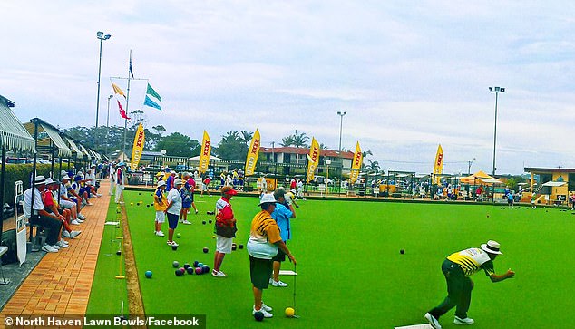 The Camden Haven region, south of Port Macquarie, is next to beaches, a mountain, a lake, a lagoon and several national parks (pictured is the North Haven Lawn Bowls Club).