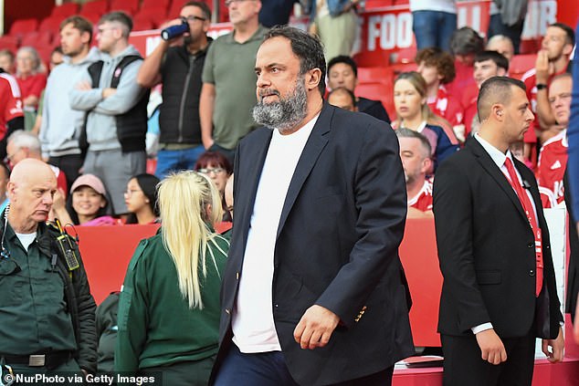 The Gunners' offer was similar to the deal from Nottingham Forest owner Evangelos Marinakis