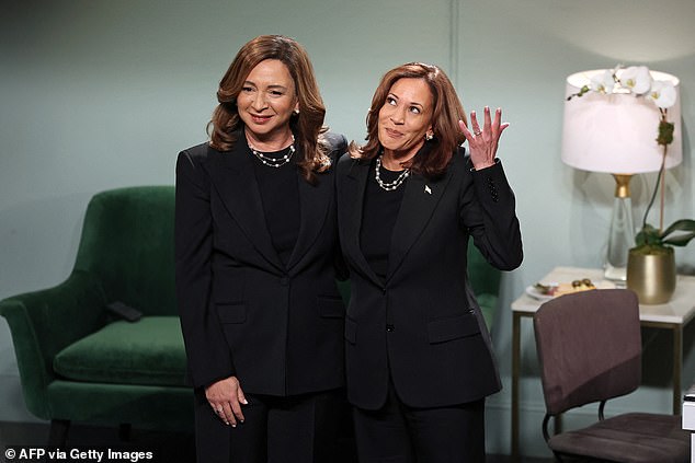 The interview is part of the Democratic media blitz that also saw Kamala Harris appear on SNL