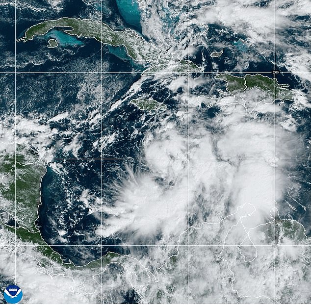 At 7 a.m. ET, Rafael was 80 miles southwest of Montego Bay, Jamaica, moving northwest at 13 miles per hour with winds up to 60 miles per hour